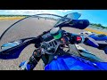 YZF-R1の強烈な加速と音を楽しむ|POV&ASMR|袖ヶ浦フォレストレースウェイ|Mivv Carbon Exhaust