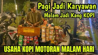 Usaha Kopi Keliling Pakai Motor di Malam Hari Cocok Untuk Usaha Sampingan Karyawan