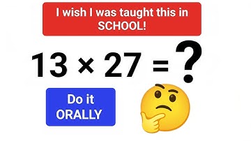 Viral Vedic Math trick to do multiplication orally!! #multiplication #multiply #fastandeasymaths