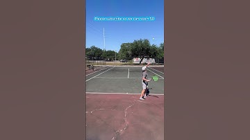 3.5 tennis serve practice. Anyone have any tips? #tennisserve