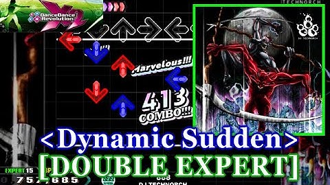 [Dynamic Sudden] 【DDR X2】 888 / DJ TECHNORCH [DOUBLE EXPERT] 譜面確認+Clap