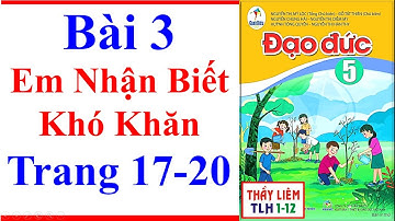 Đạo Đức Lớp 5 Bài 3 | Em Nhận Biết Khó Khăn | Trang 17 – 20 | Cánh Diều