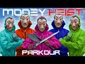 Parkour money heist  color team vs shazam black bad guy full story  parkour pov live action 