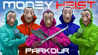 PARKOUR MONEY HEIST || Color Team vs Shazam Black Bad Guy Full Story ( PARKOUR POV LIVE ACTION )
