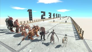 Factions vs Weapon Units + Unarmed Units + Ranged Units Challenge - Animal Revolt Battle Simulator