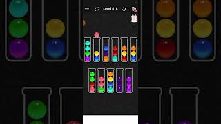 ball sort color water puzzle level 418