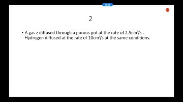 Calculation on Graham’s Law of Diffusion of Gases . #diffussion #effusion