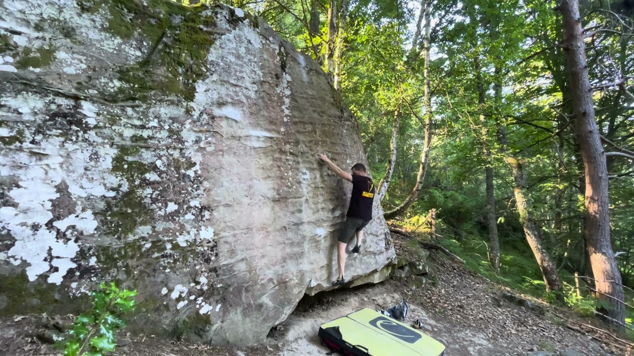 Beta de Estampida estático, Rozas sector SPA, 6b+