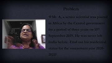 Theoretical concepts of residential status computation