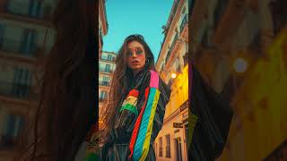 City Spectrum – Streetwear Portrait Under Neon Skies