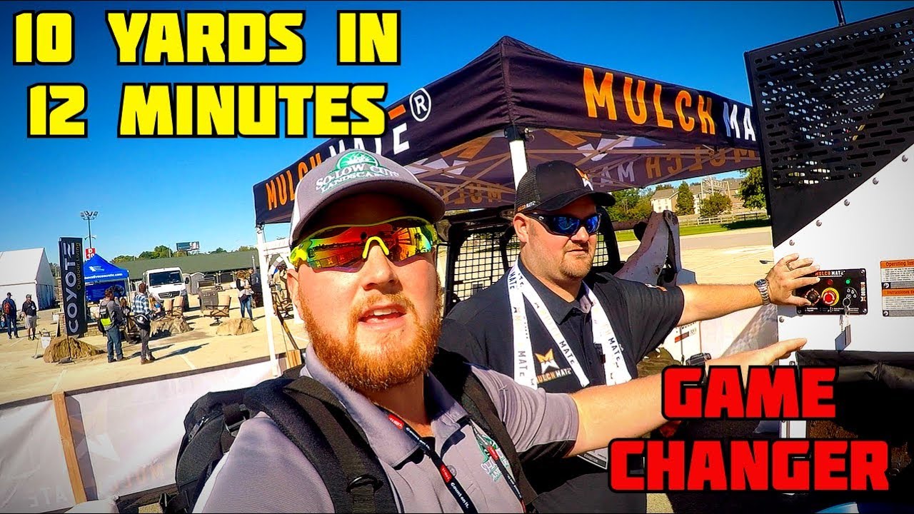 Easiest way to lay mulch! 10 yards of mulch in 12 Minutes! Mulch Mate! business insider