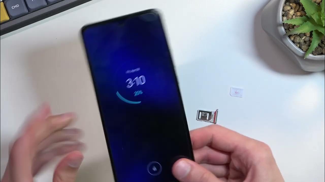 How to Insert SIM and SD Card into MOTOROLA Edge 30 Open SIM Slot