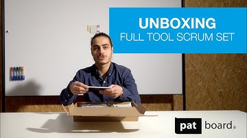 PATboard | unboxing | full scrum kanban board tool set