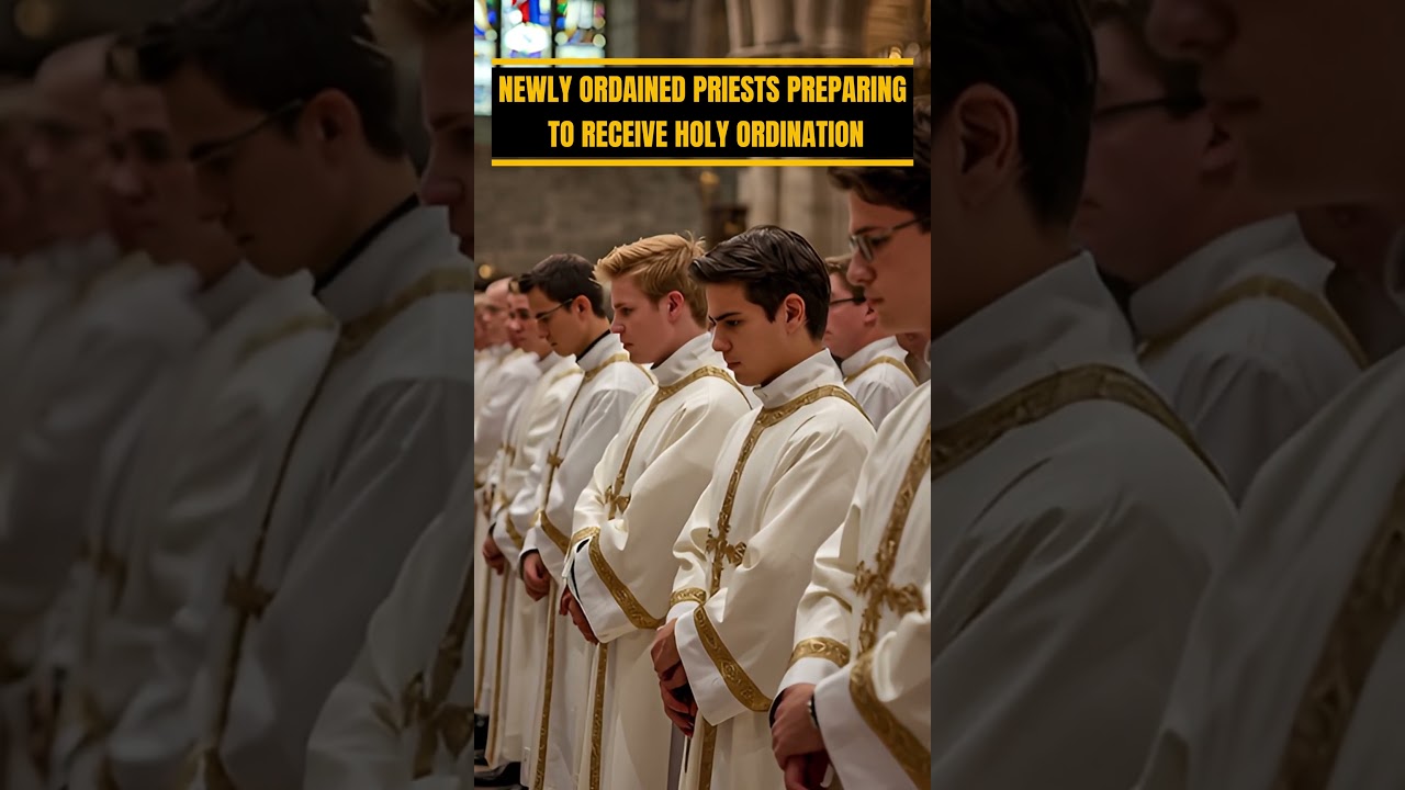🕊️ Newly Ordained Priests Preparing to Receive Holy Ordination | A Sacred Calling
