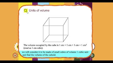 Explore Math Class 5, Unit 14,07 Units of volume