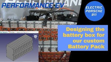 Custom Battery Box Design Process Nissan Leaf EV Conversion - Electric Porsche 911 project video 58