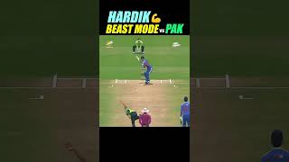 Hard hitting Pandya beast mode vs pakistan #cricket