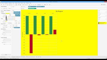 How to Change Background Color for a Worksheet in Tableau. [HD]