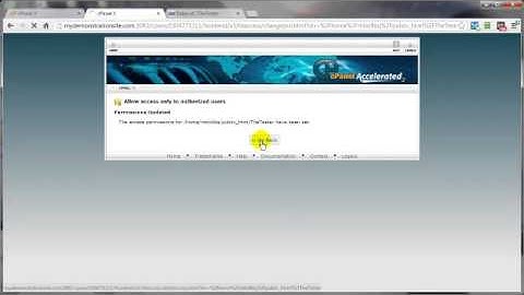 How to create a Password Protected Folder  in cPanel. Video Tutorial. Lesson 22 of 28.