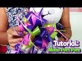 Como hacer  Moño de Cinta Papel para regalo (Pom Pom) |Tutorial moño de cinta celoseda