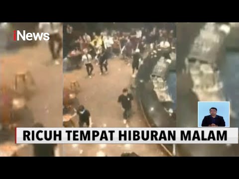 VIRAL! Puluhan Pengunjung Bentrok di Hiburan Malam Kota Palembang - iNews Siang 20/10