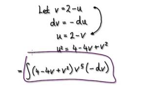 Video 1840 - Integration by Substitution - Practice 14