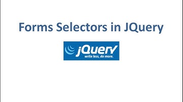 Forms Selectors in JQuery