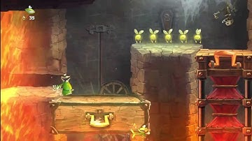 Rayman Legends (1080i HD) Walkthrough Part 4 - Rescue Barbara / Dungeon Dash
