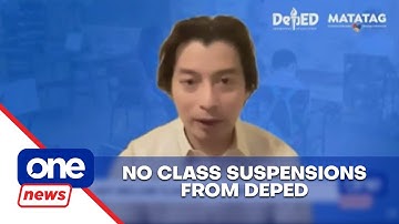 DepEd will not declare class suspensions next week