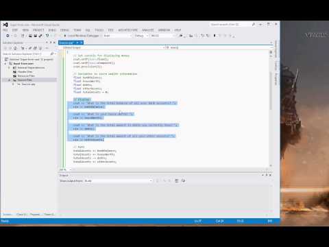 Let's learn C++ with Visual Studio [005] - User Input