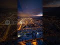 【感動の夜景】雪山の頂から見下ろす光の街｜The Most Beautiful Winter Night View #癒し #絶景 #aivideo  #癒し動画 #夜景