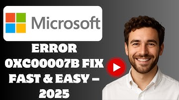 Fix Error 0xc00007b Fast and Easy – 2025 Working Method