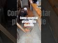 como colocar plaquetas de tijolinho #obra #construção #dicas
