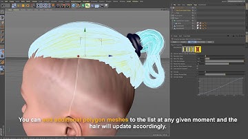Ornatrix C4D v0.1.9 highlights