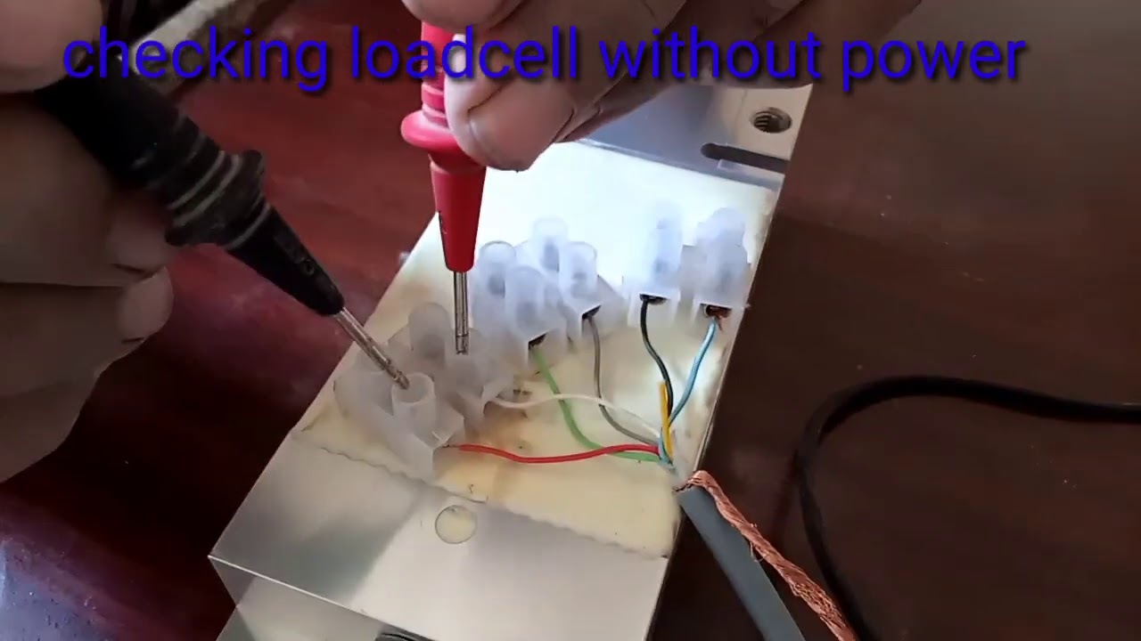 Checking of 6 wire load cell in English - YouTube