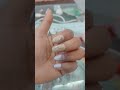 butterfly nail art with chrome