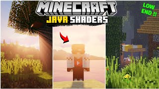 Top 3 Best Minecraft Java Shaders For Low End PC || Minecraft Shaders 1.19