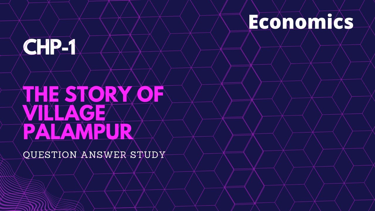 case study questions of village palampur