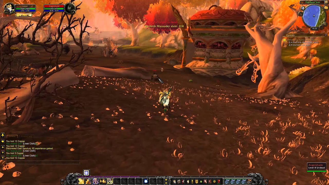 Defending Fairbreeze Village Quest Playthrough - Eversong Woods