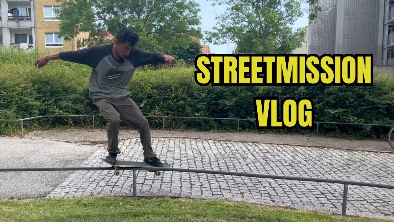 Catch A Clip - Street Skateboarding A Rail In Copenhagen