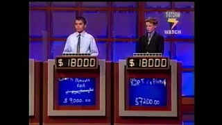 Final Jeopardy (9/20/2002): Tiebreaker/2002 Back to School Week #5 Guide