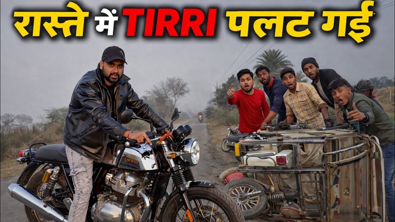 GT 650 RIDE || RAASTE MEIN TIRRI PALAT GAYI || GT 650 VIDEO || ROYAL ENFIELD CONTINENTAL GT 650 VLOG