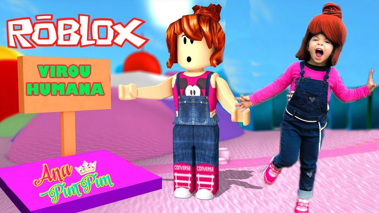 JULIA MINEGIRL NA VIDA REAL - ROBLOX VIROU HUMANA - JOGO REAL 