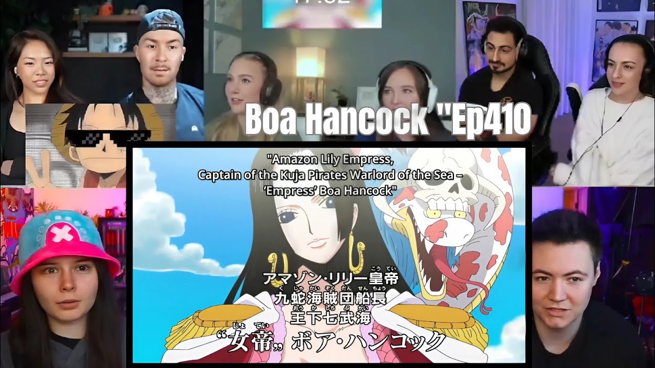 The Pirate Empress Appears! Boa Hancock | One Piece EP 410 Reaction Mashup