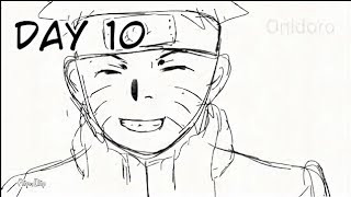 DAY 10 of Animating Rough Animation Fights |  Naruto vs Boruto