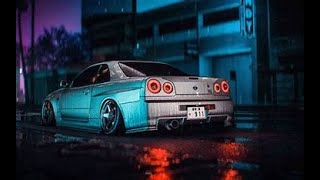 Nissan Skyline R34 gtr | Money Rain (phonk) | 4k | Monkeh Edits