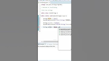 Java String concat() method | Join two strings in java #shorts #youtubeshorts #shortsfeed 😜😘🤔