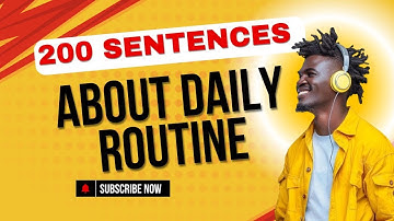 200 Sentences to talk about your daily routine I Shadowing Practice for Beginners | Speak Fluently