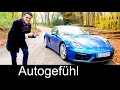 Porsche Cayman GTS FULL REVIEW test driven 340 hp manual shift saphire blue 2016