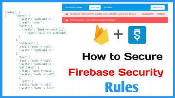 How to Secure Firebase Database in Sketchware | Firebase Security Rules | Sketch Store
